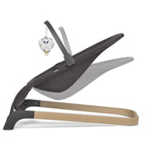 Fotoliu balansoar, Lionelo, June, Cu arcada cu jucarii, Ergonomic, Balansare manuala, Pliabil, 0 luni+, Gri