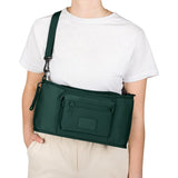 Geanta impermeabila, Lionelo, Little Cube, Pentru mamici si carucior, Impermeabila, Cu 4 compartimente, Curea detasabila, Buzunar exterior detasabil, Verde