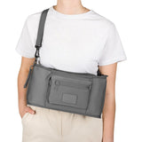 Geanta impermeabila, Lionelo, Little Cube, Pentru mamici si carucior, Impermeabila, Cu 4 compartimente, Curea detasabila, Buzunar exterior detasabil, Gri