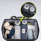 Geanta pentru mamicI, Lionelo, Ida, Cu multiple compartimente, Negru