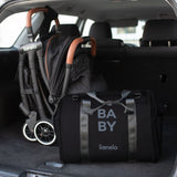 Geanta pentru mamicI, Lionelo, Ida, Cu multiple compartimente, Negru