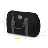 Geanta pentru mamicI, Lionelo, Ida, Cu multiple compartimente, Negru