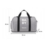 Geanta pentru mamicI, Lionelo, Ida, Cu multiple compartimente, Gri