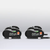 Inaltator auto, Lionelo, Luuk Fix I-size, 125- 150 cm, Instalare cu sistem Isofix si centura de prindere, Cu husa detasabila, Conform cu standardul european de securitate ECE R129, Gri