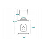 Incalzitor biberoane, Lionelo, ThermUp 2.0, 5 in 1, Sterilizare, Dezghetare, Incalzire rapida, 200 W, Fara BPA, Alb