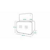 Incalzitor biberoane, Lionelo, ThermUp Double, 2 biberoane, 3 - 5 min, Temperatura constanta pana la 24 h, Sterilizare, Dezghetare, Fara BPA, Alb