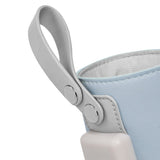 Incalzitor biberoane, Lionelo, ThermUp Go Plus, Portabil, Cu aspect elegant, Temperatura constanta pana la 24 h, Incarcare USB, Albastru deschis