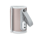 Incalzitor biberoane, Lionelo, ThermUp Go, Portabil, Temperatura constanta pana la 24 h, Incarcare USB, Roz