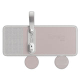 Incalzitor biberoane, Lionelo, ThermUp Go, Portabil, Temperatura constanta pana la 24 h, Incarcare USB, Roz