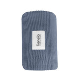 Paturica multifunctionala, Lionelo, Din bambus, Cu proprietati de termoreglare, Antibacteriana, Antifungica, Antialergice, Lavabila la masina de spalat, 100x75 cm, Albastru