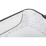 Patut co-sleeper, Lionelo, Timon, 3 in 1, Pliabil, Cu setare unghiulara, Reglabil in 6 pozitii pe inaltime, Din Aluminiu, 90x50 cm, Conform cu standardele europeane de securitate EN1130 si EN16890, Gri