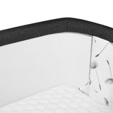 Patut co-sleeper, Lionelo, Aurora, 3 in 1, Cu leganare si setare unghiulara, Include saltea cu densitate T25 si geanta transport, Reglabil in 5 pozitii pe inaltime, Pana la 9 kg, 0 luni+, Conform cu EN 1130:2019+AC:2020, EN 16890:2, Gri inchis