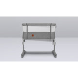 Patut co-sleeper, Lionelo, Aurora, 3 in 1, Cu leganare si setare unghiulara, Include saltea cu densitate T25 si geanta transport, Reglabil in 5 pozitii pe inaltime, Pana la 9 kg, 0 luni+, 85x60x66 cm, Conform cu EN 1130:2019+AC:2020, EN 16890:2, Gri