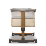 Patut co-sleeper, Lionelo, Leonie, Cu sistem de leganare, Cu setare unghiulara, Reglabil in 5 pozitii pe inaltime, Conform cu standardele europeane de securitate EN1130 si EN16890, Beige Sand