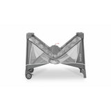 Patut pliant, Lionelo, Flower, Cu doua nivele, Masuta de infasat, Bara cu jucarii, Fereastra laterala, 120x60 cm, Certificari EN 716/12221, Gri