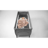 Patut pliant, Lionelo, Stefi Plus, Cu doua nivele, Cu intrare laterala cu fermoar, 2 roti, 120 x 60 cm, Conform cu standardul european de securitate EN 716, Roz/Galben