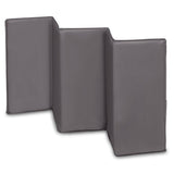 Patut pliant, Lionelo, Sven Plus, 120x60 cm, Cu doua nivele, Cu arcada jucarii, masuta de infasat, vibratii, melodii  conform cu standardele europeane de securitate EN716 si EN12221, Grey Scandi