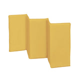 Patut pliant, Lionelo, Sven Plus, 120x60 cm, Cu doua nivele, Cu arcada jucarii, masuta de infasat  vibratii, melodii, conform cu standardele europeane de securitate EN716 si EN12221, Yellow Scandi