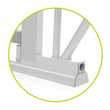 Poarta de siguranta, Lionelo, Truus Slim Led, Prin presiune, Cu lumina Led cu senzor, 105 cm, Conform cu standardul european de securitate EN1930, Gri