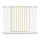 Poarta de siguranta, Lionelo, Truus Slim, Prin presiune, 105 cm, Conform cu standardul europeane de securitate EN1930, Gri/Natur