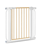 Poarta de siguranta, Lionelo, Truus Slim, Prin presiune, 105 cm, Conform cu standardul europeane de securitate EN1930, Gri/Natur