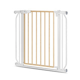 Poarta de siguranta, Lionelo, Truus Slim, Prin presiune, 105 cm, Conform cu standardul europeane de securitate EN1930, Gri/Natur