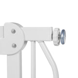 Poarta de siguranta, Lionelo, Truus Slim, Prin presiune, 105 cm, Conform cu standardul europeane de securitate EN1930, Gri/Natur