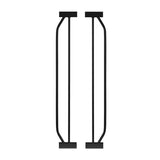 Poarta de siguranta, Lionelo, Truus Slim, Prin presiune, 105 cm, Conform cu standardul europeane de securitate EN1930, Gri/Natur