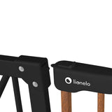 Poarta de siguranta, Lionelo, Truus Slim, Prin presiune, 105 cm, Conform cu standardul europeane de securitate EN1930, Negru/Natur