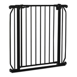 Poarta de siguranta, Lionelo, Truus Slim, Prin presiune, 105 cm, Conform cu standardul europeane de securitate EN1930, Negru Onyx