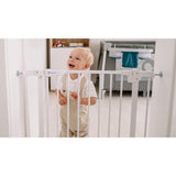 Poarta de siguranta, Lionelo, Truus Slim, Prin presiune, 105 cm, Conform cu standardul european de securitate EN1930, Gri