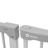 Poarta de siguranta, Lionelo, Truus Slim, Prin presiune, 105 cm, Conform cu standardul european de securitate EN1930, Gri