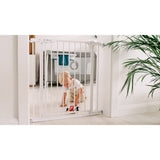 Poarta de siguranta, Lionelo, Truus Slim, Prin presiune, 105 cm, Conform cu standardul europeane de securitate EN1930, Alb