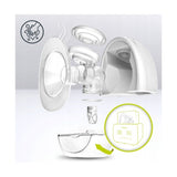 Pompa de san, Lionelo, Fidi, Portabila, Cu accesorii, Hands-free, 5 functii de masaj, Autonomie pana la 24 h, 50 db, Capacitate 150 ml, Alb