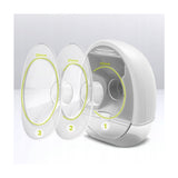 Pompa de san, Lionelo, Fidi, Portabila, Cu accesorii, Hands-free, 5 functii de masaj, Autonomie pana la 24 h, 50 db, Capacitate 150 ml, Alb