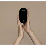 Pompa dubla de san, Lionelo, Electrica, Cu 9 nivele de aspiratie, 5 moduri de masaj, Afisaj LED, Imita suptul natural al copilului, Functionare pana la 90 min, Silentioasa, Fara BPA, Include 2 recipiente de 150 ml si 2 pungi, Cablu USB, Husa, Alb/Gri