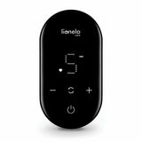 Pompa dubla de san, Lionelo, Electrica, Cu 9 nivele de aspiratie, 5 moduri de masaj, Afisaj LED, Imita suptul natural al copilului, Functionare pana la 90 min, Silentioasa, Fara BPA, Include 2 recipiente de 150 ml si 2 pungi, Cablu USB, Husa, Alb/Gri