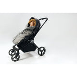 Sac de iarna, Lionelo, Frode, Pentru carucior, 90x45 cm, Impermeabil, Universal, Gri