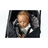 Sac de iarna, Lionelo, Frode, Pentru carucior, 90x45 cm, Impermeabil, Universal, Negru