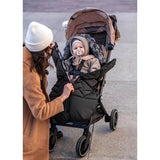 Sac de iarna, Lionelo, Frode, Pentru carucior, 90x45 cm, Impermeabil, Universal, Negru