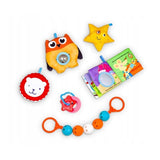 Salteluta interactiva Lionelo, Agnes, Cu jucarii, Conform cu standardul european de securitate EN71, 142x142x45 cm, Multicolor