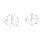 Salteluta interactiva, Lionelo, Anika, Cu jucarii, Oglinda, Perna, Conform cu standardul european de securitate EN71, Multicolor