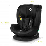 Scaun auto, Lionelo, Bastiaan i-Size, 4 in 1, Protectie laterala, Cu spatar inclinabil in 4 pozitii, Cu tetiera reglabila in 7 pozitii, Rotire 360 grade, Top Tether, 0-36 Kg, 40-150 cm, Cu Isofix, Conform cu ECE R129/03, Negru