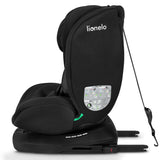 Scaun auto, Lionelo, Bastiaan i-Size, 4 in 1, Protectie laterala, Cu spatar inclinabil in 4 pozitii, Cu tetiera reglabila in 7 pozitii, Rotire 360 grade, Top Tether, 0-36 Kg, 40-150 cm, Cu Isofix, Conform cu ECE R129/03, Negru