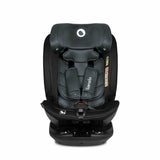 Scaun auto, Lionelo, Bastiaan RWF i-Size, Pozitie de somn, Protectie laterala, Rotire 360 grade, 0-36 Kg, Cu Isofix si Centura Top Tether, Conform cu standardul european de securitate ECE R129, Gri