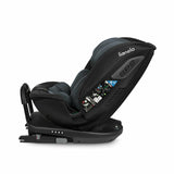 Scaun auto, Lionelo, Bastiaan RWF i-Size, Pozitie de somn, Protectie laterala, Rotire 360 grade, 0-36 Kg, Cu Isofix si Centura Top Tether, Conform cu standardul european de securitate ECE R129, Gri