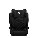 Scaun auto, Lionelo, Hugo i-Size, Universal, Orientare in directia sensului de mers, Reglabil, Conform standardului de securitate R129, 100-150 cm, 4-12 ani, Negru