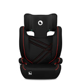 Scaun auto, Lionelo, Hugo i-Size, Universal, Orientare in directia sensului de mers, Reglabil, Conform standardului de securitate R129, 100-150 cm, 4-12 ani, Rosu