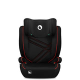 Scaun auto, Lionelo, Hugo i-Size, Universal, Orientare in directia sensului de mers, Reglabil, Conform standardului de securitate R129, 100-150 cm, 4-12 ani, Rosu