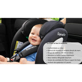 Scaun auto, Lionelo, i-Size Braam, 0-36 Kg, 40-150 cm, Cu isofix si picior de fixare, Protectie laterala, Rotire 360 grade, Ajustare spatar in 5 pozitii, Tetiera reglabila in 14 trepte, Conform cu standardul european de securitate R129, Negru